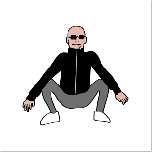 slav squat - gopnik Posters and Art